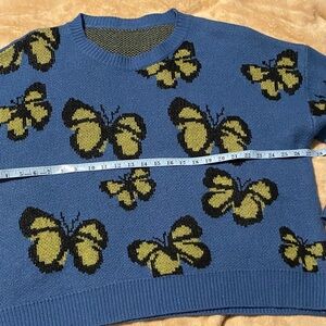 SHEIN Butterfly Sweater Curve XL